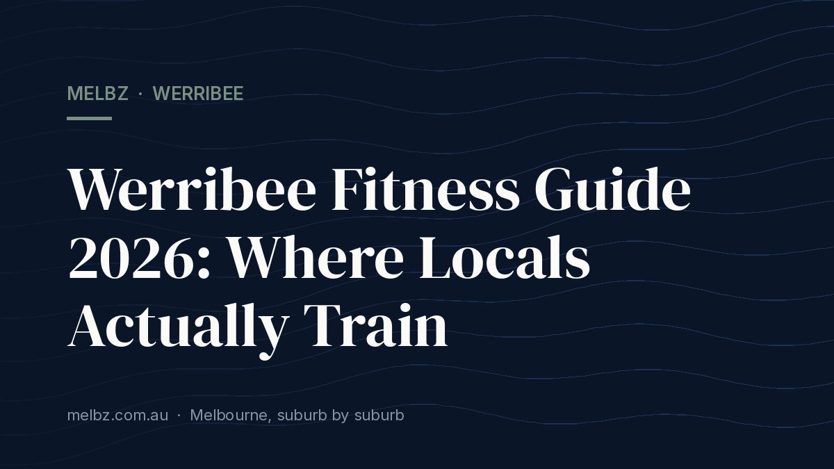 Title card: Werribee Fitness Guide 2026: Where Locals Actually Train