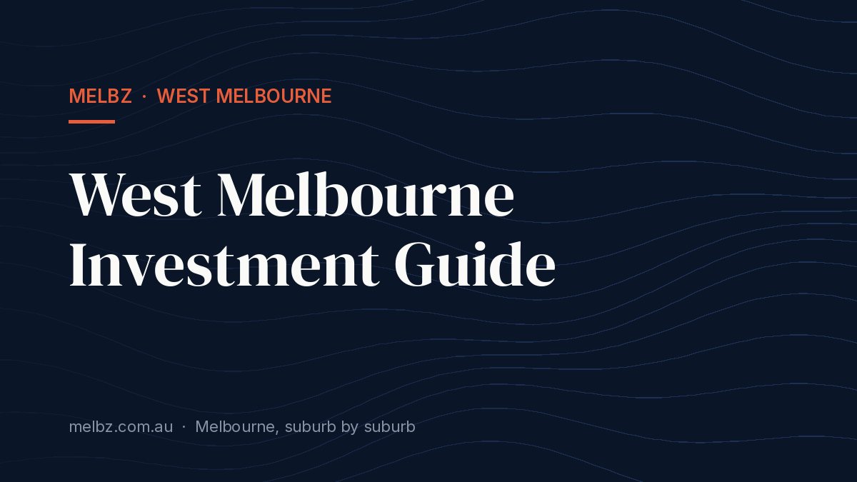 Title card: West Melbourne Investment Guide