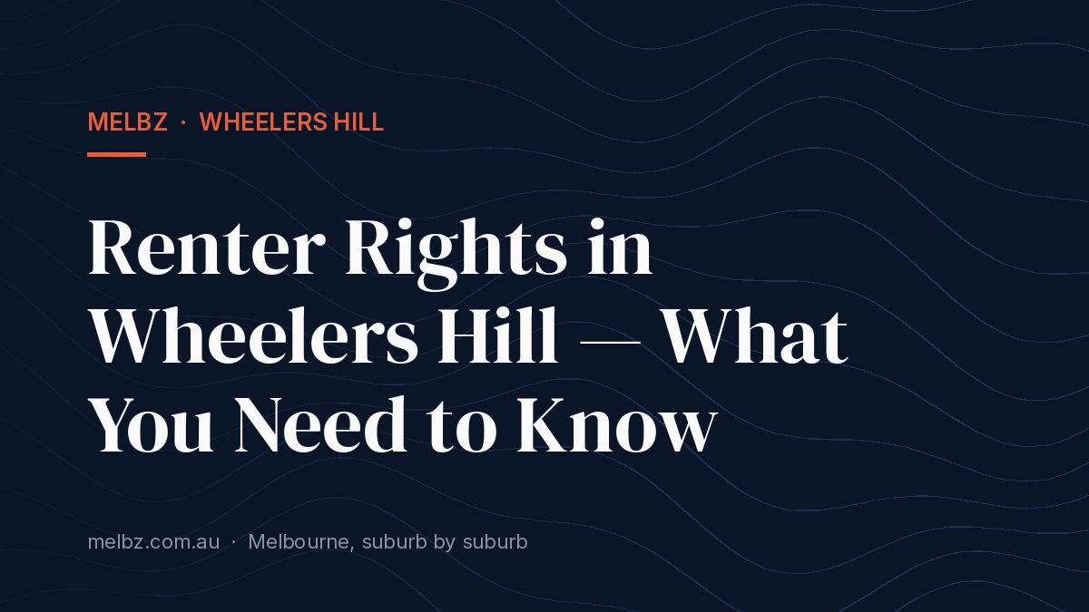 Title card: Renter Rights in Wheelers Hill — What You Need to Know