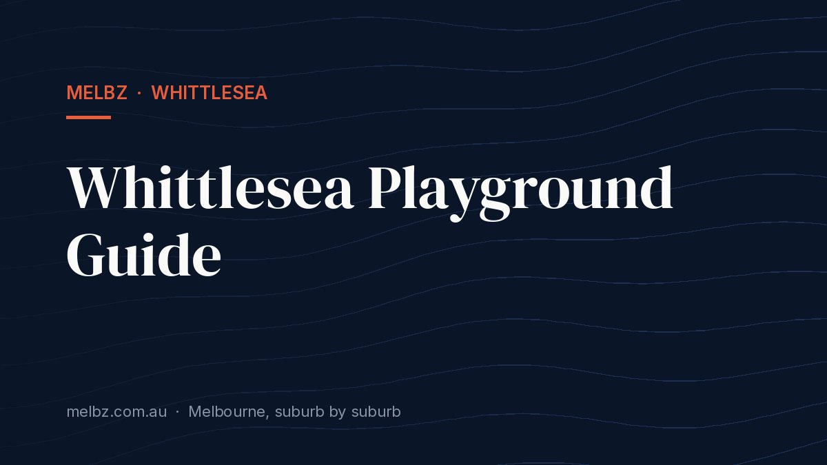 Title card: Whittlesea Playground Guide