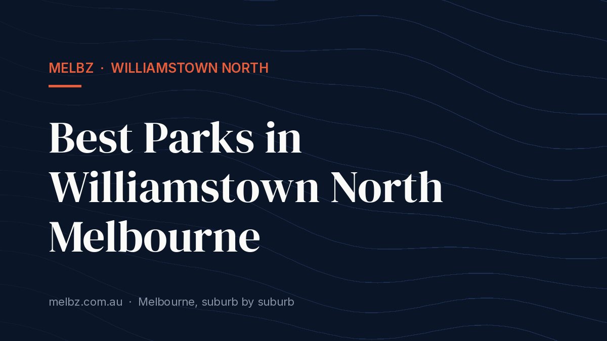 Title card: Best Parks in Williamstown North Melbourne