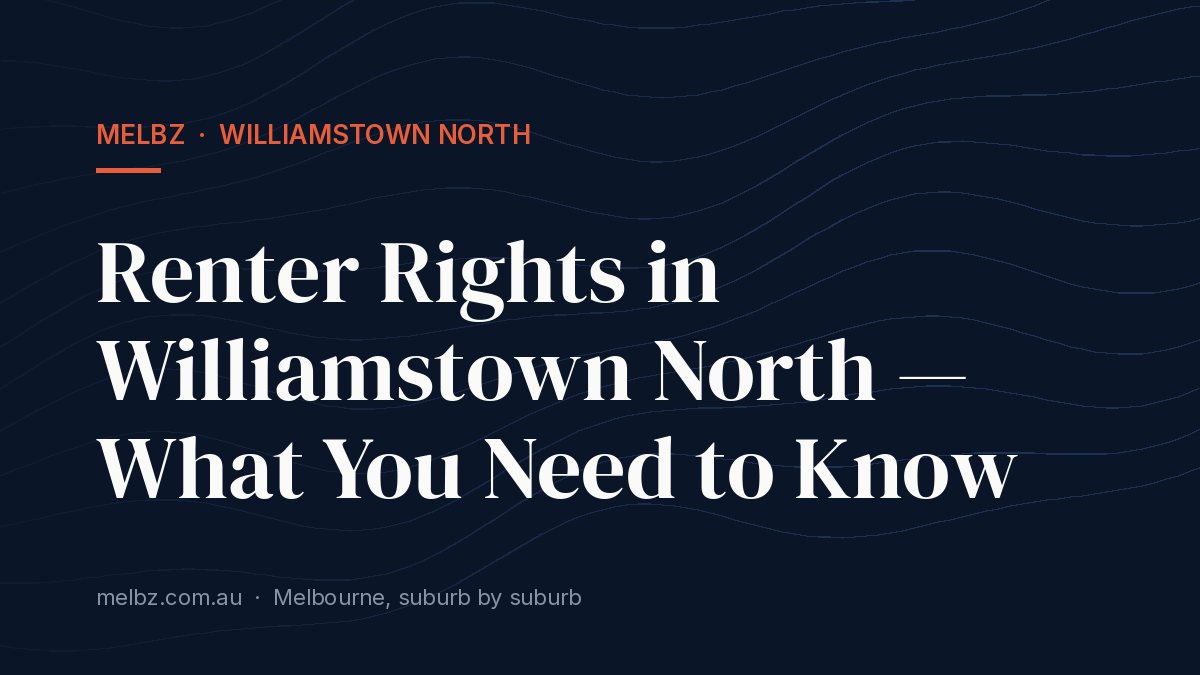 Title card: Renter Rights in Williamstown North — What You Need to Know