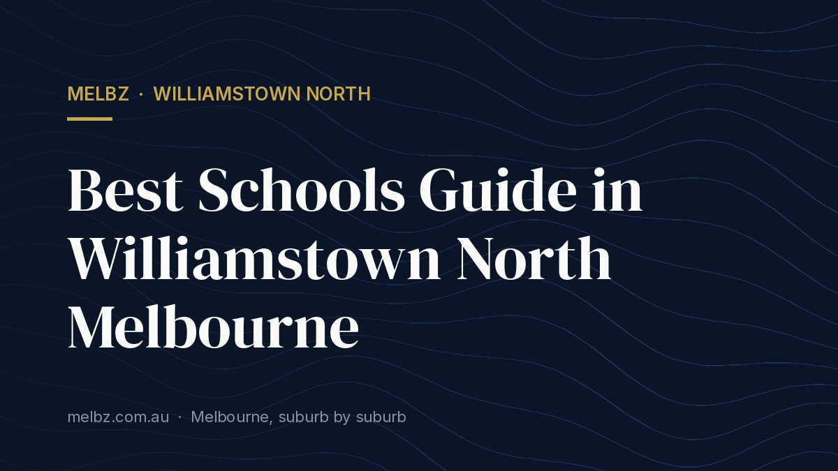 Title card: Best Schools Guide in Williamstown North Melbourne