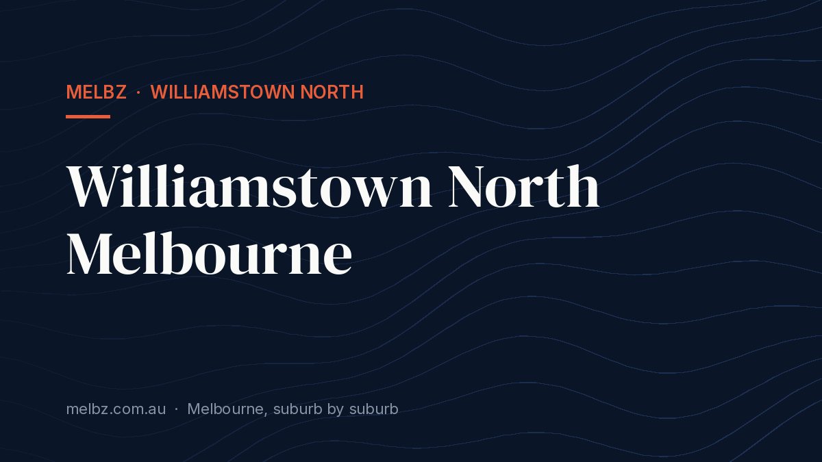 Title card: Williamstown North Melbourne