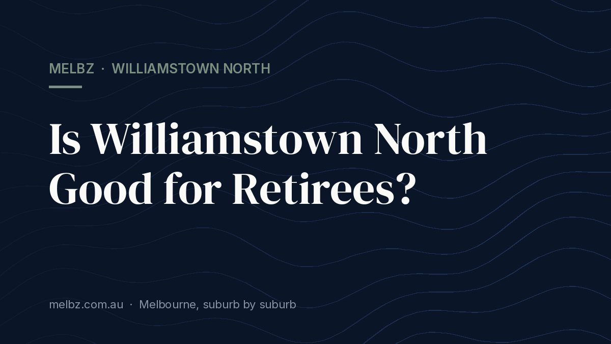 Title card: Is Williamstown North Good for Retirees?