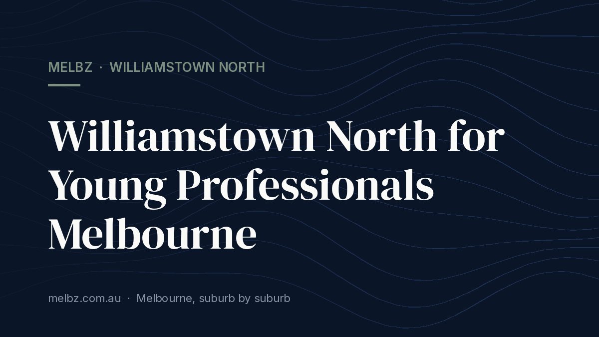 Title card: Williamstown North for Young Professionals Melbourne