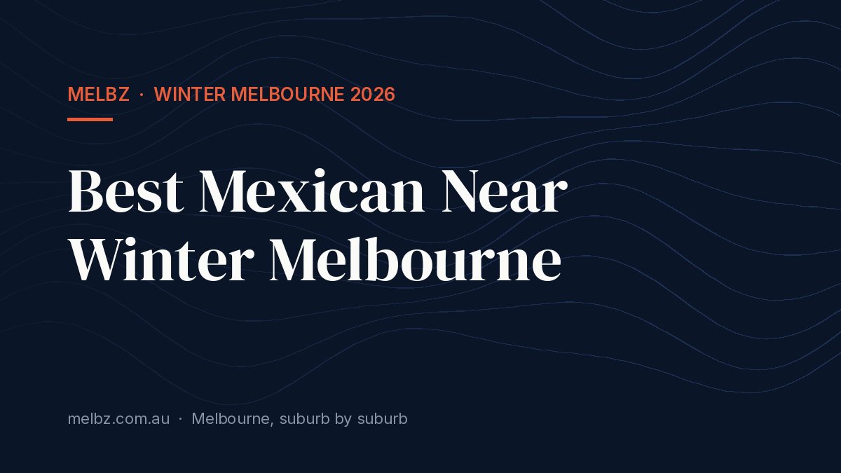 Title card: Best Mexican Near Winter Melbourne