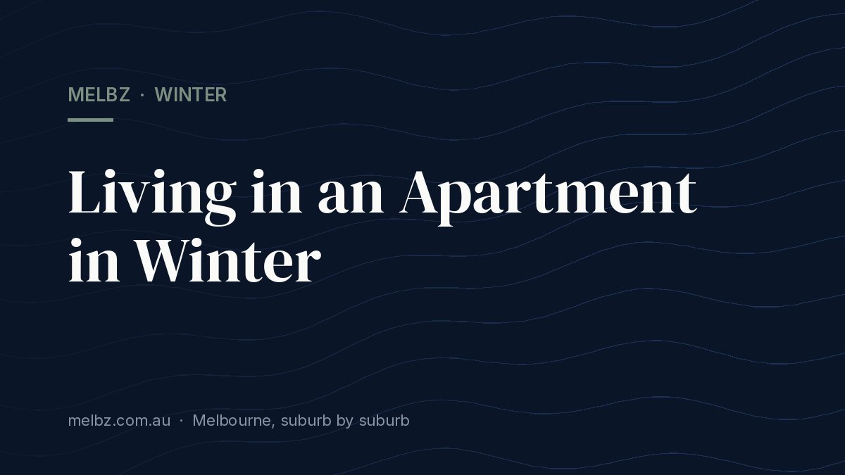 Title card: Living in an Apartment in Winter
