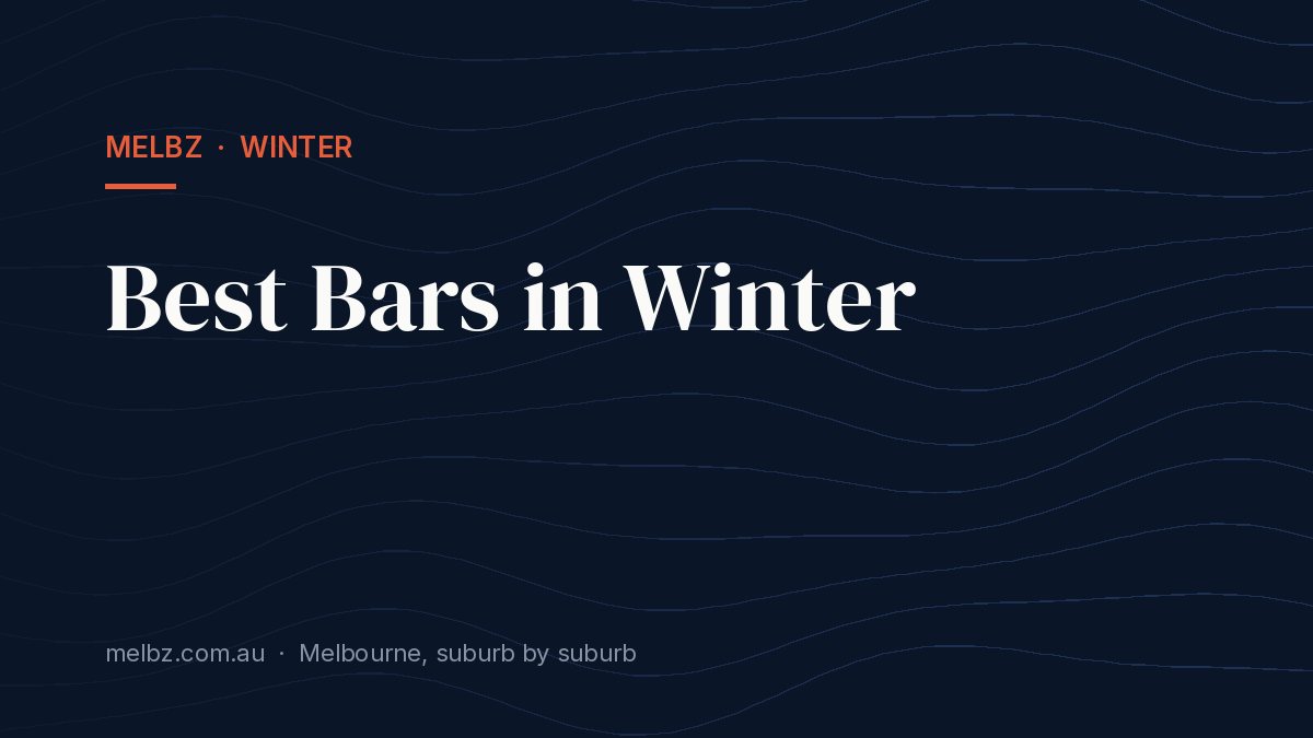 Title card: Best Bars in Winter