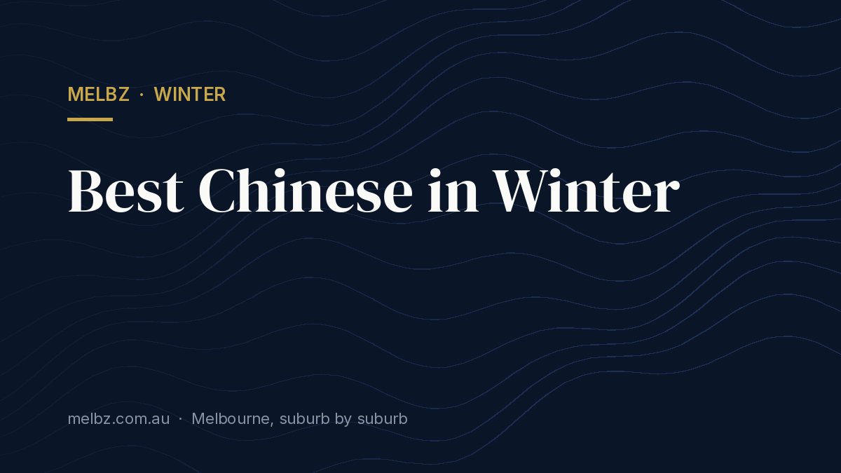Title card: Best Chinese in Winter