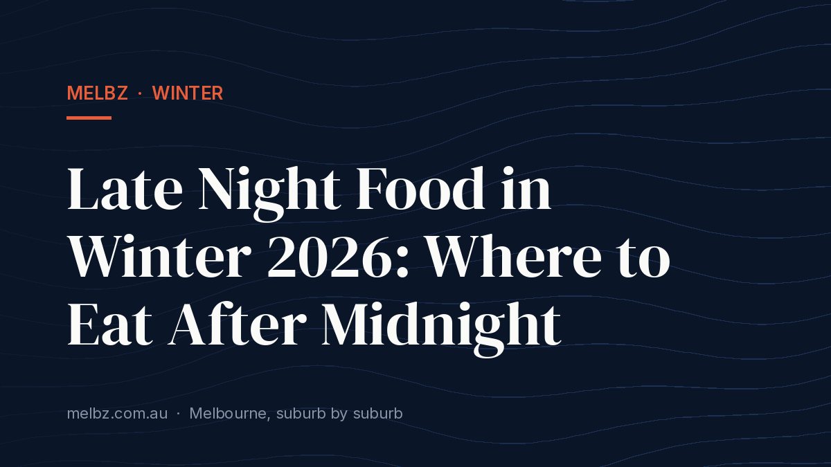 Title card: Late Night Food in Winter 2026: Where to Eat After Midnight