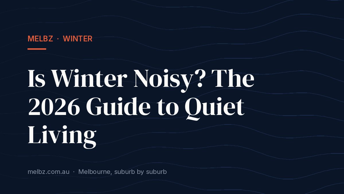 Title card: Is Winter Noisy? The 2026 Guide to Quiet Living