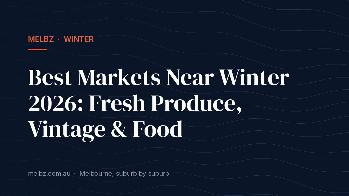 Title card: Best Markets Near Winter 2026: Fresh Produce, Vintage & Food