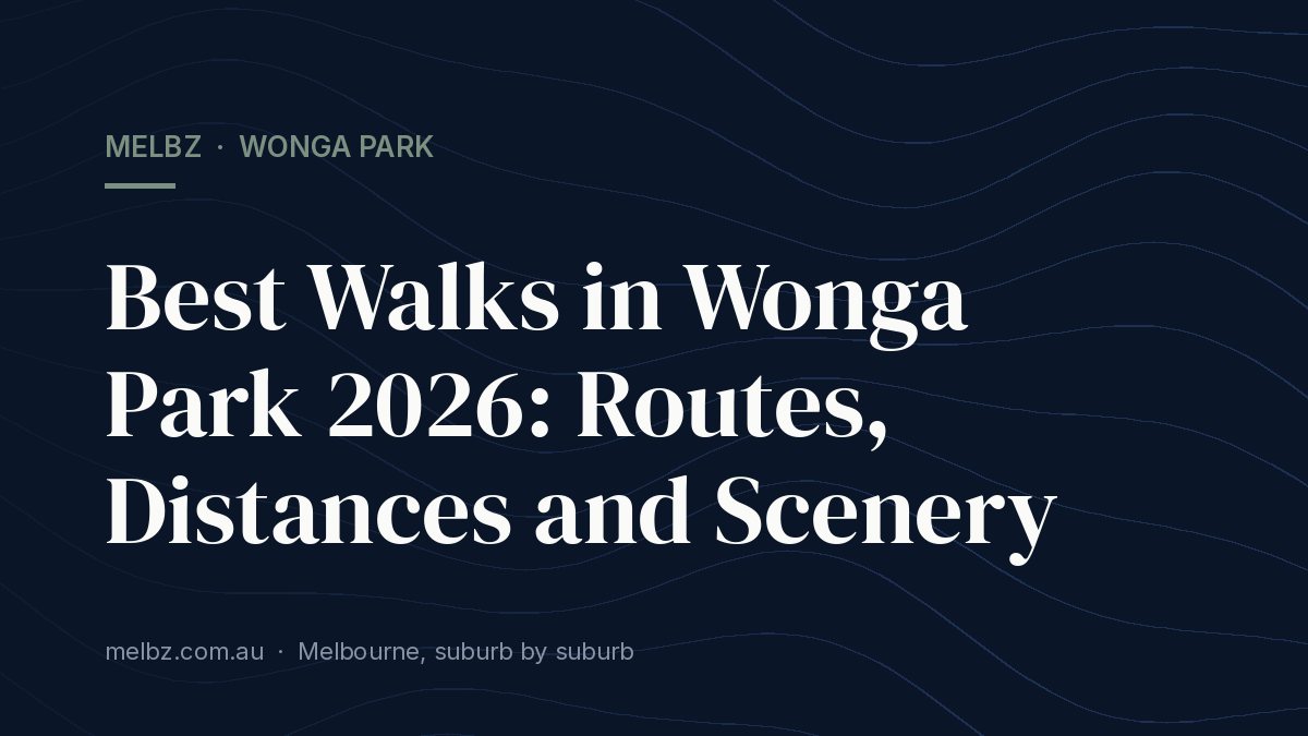 Title card: Best Walks in Wonga Park 2026: Routes, Distances and Scenery