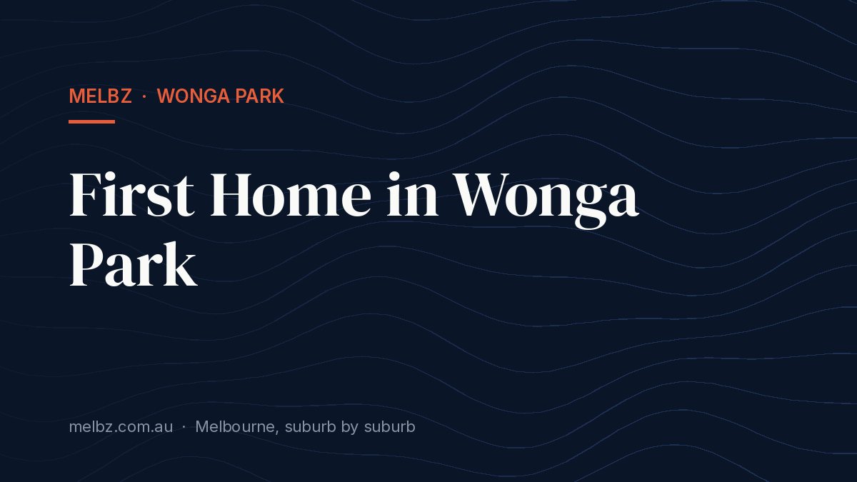 Title card: First Home in Wonga Park