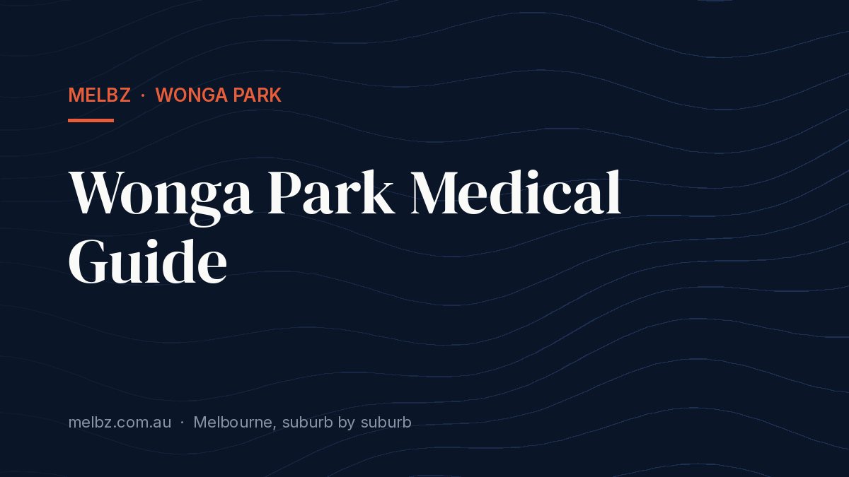 Title card: Wonga Park Medical Guide