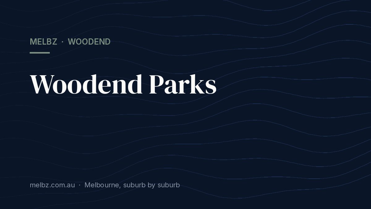 Title card: Woodend Parks