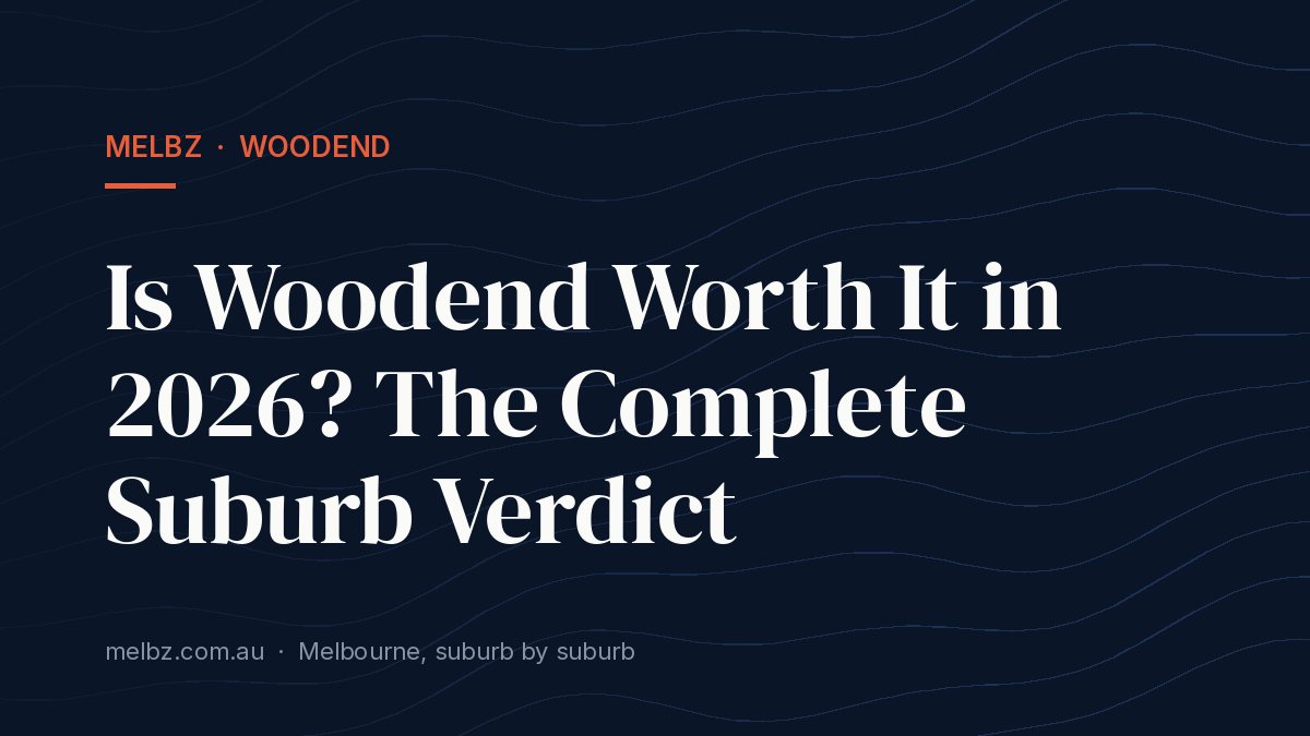 Title card: Is Woodend Worth It in 2026? The Complete Suburb Verdict