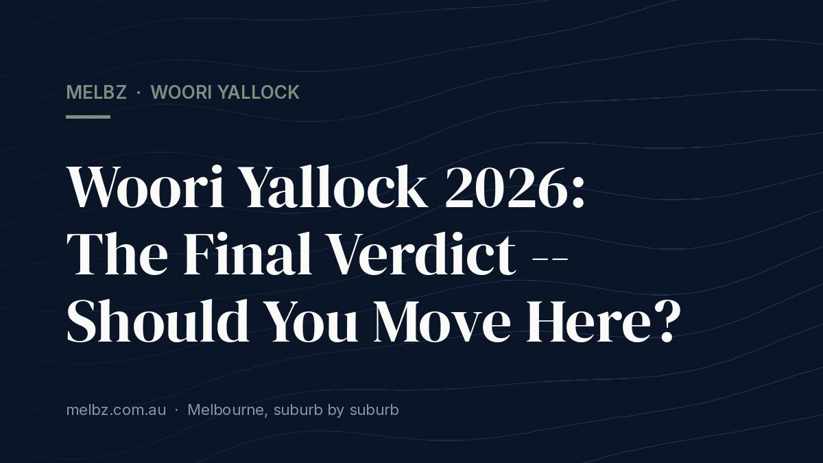 Title card: Woori Yallock 2026: The Final Verdict -- Should You Move Here?