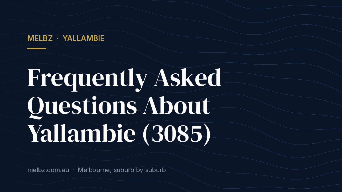Living in an Apartment in Yallambie