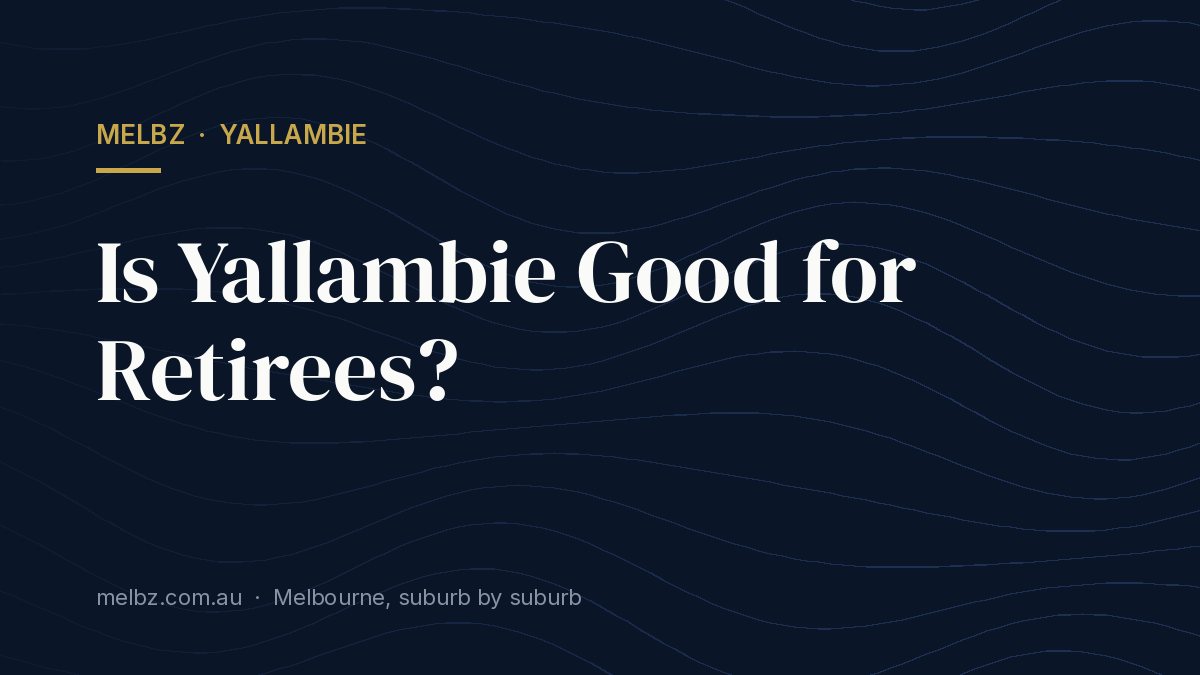 Title card: Is Yallambie Good for Retirees?