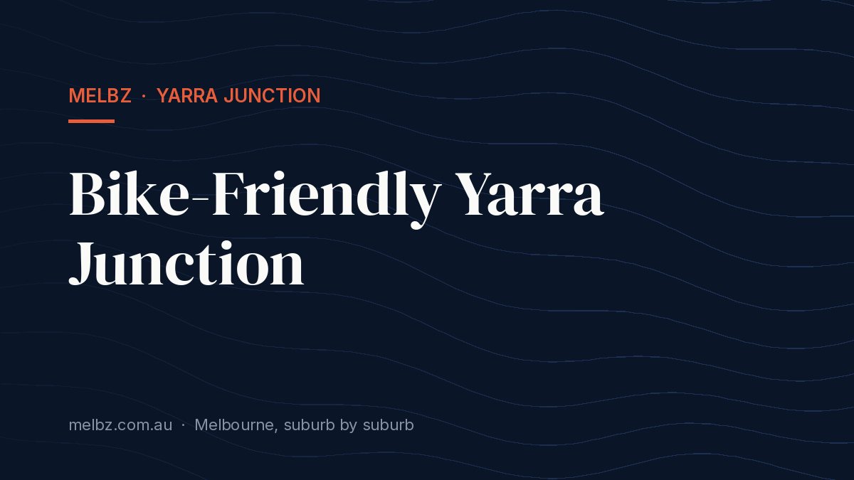Title card: Bike-Friendly Yarra Junction