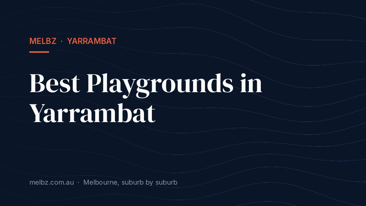 Title card: Best Playgrounds in Yarrambat