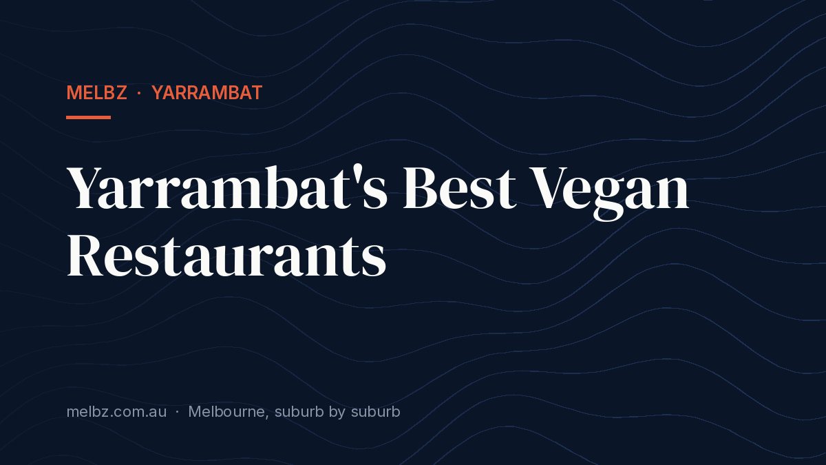 Title card: Yarrambat's Best Vegan Restaurants