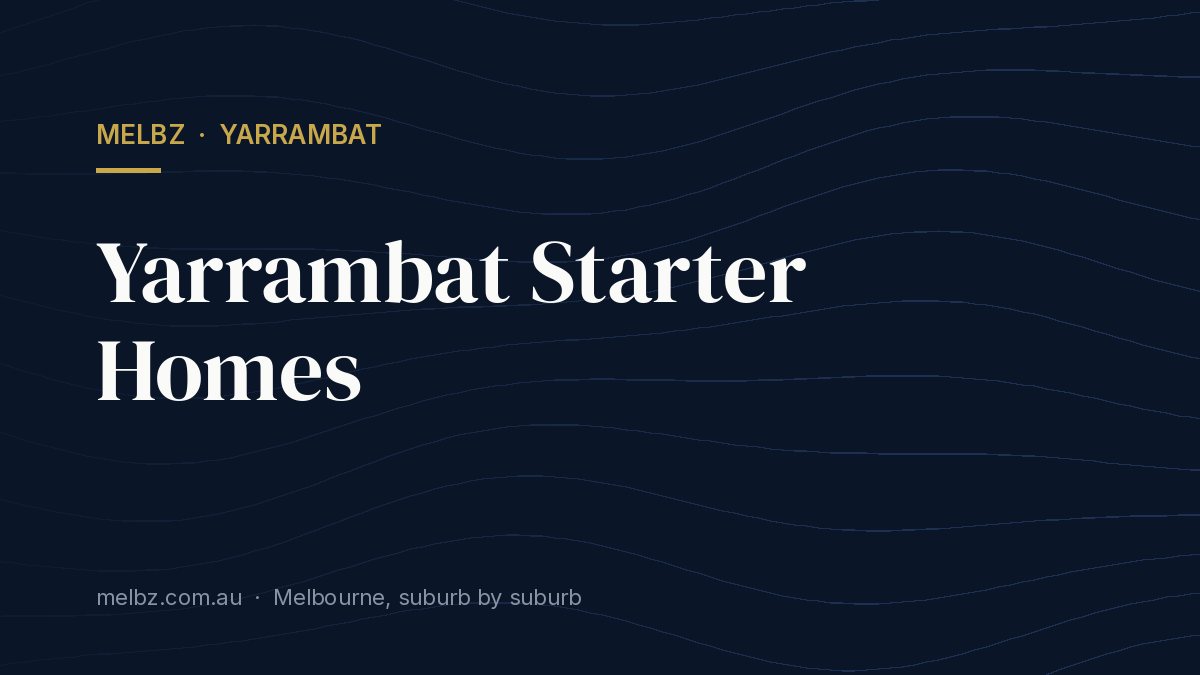 Title card: Yarrambat Starter Homes