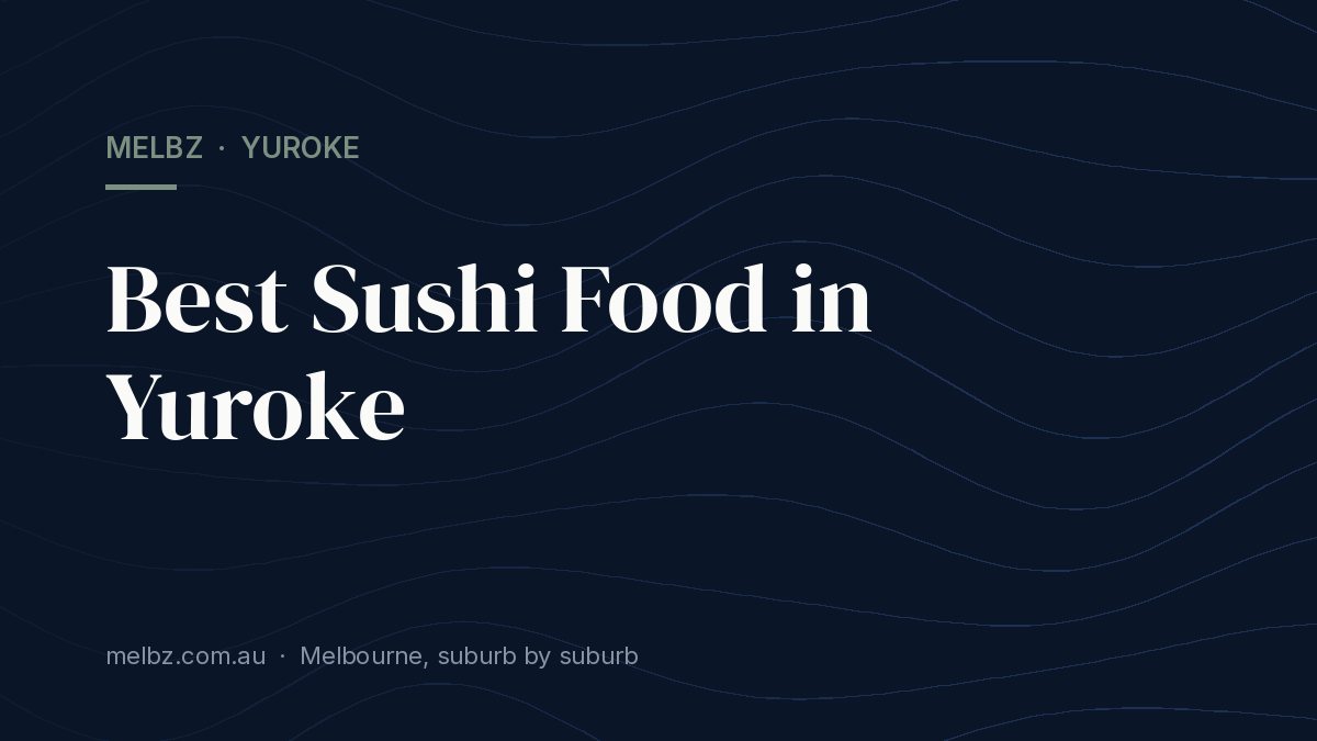Title card: Best Sushi Food in Yuroke