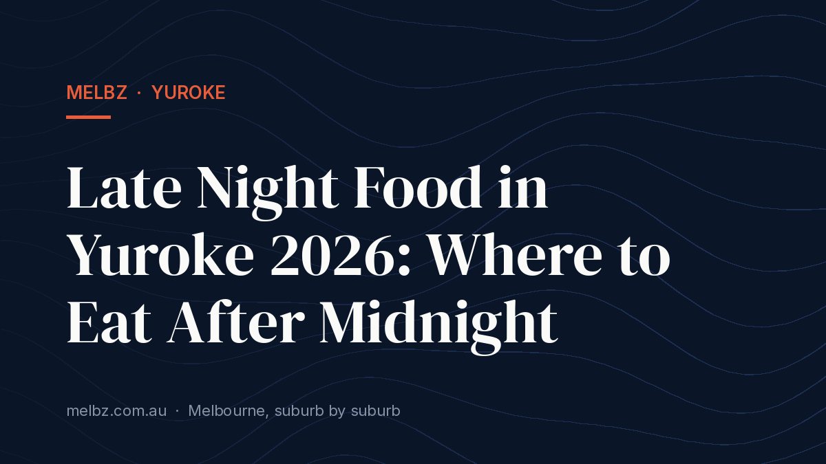 Title card: Late Night Food in Yuroke 2026: Where to Eat After Midnight