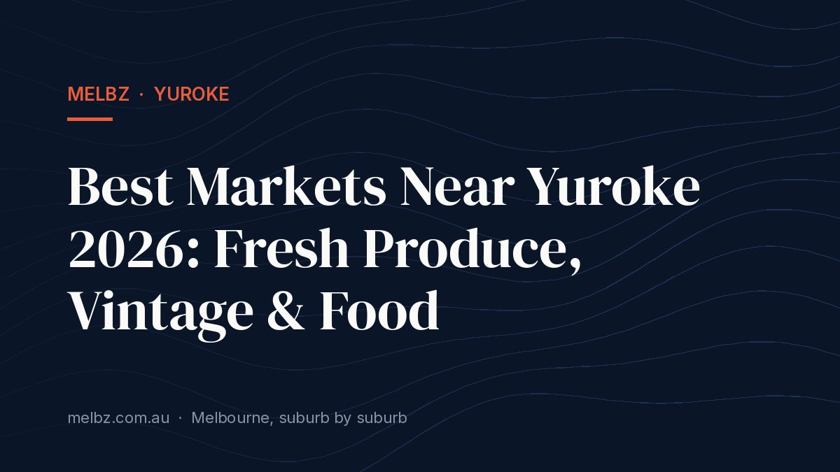 Title card: Best Markets Near Yuroke 2026: Fresh Produce, Vintage & Food