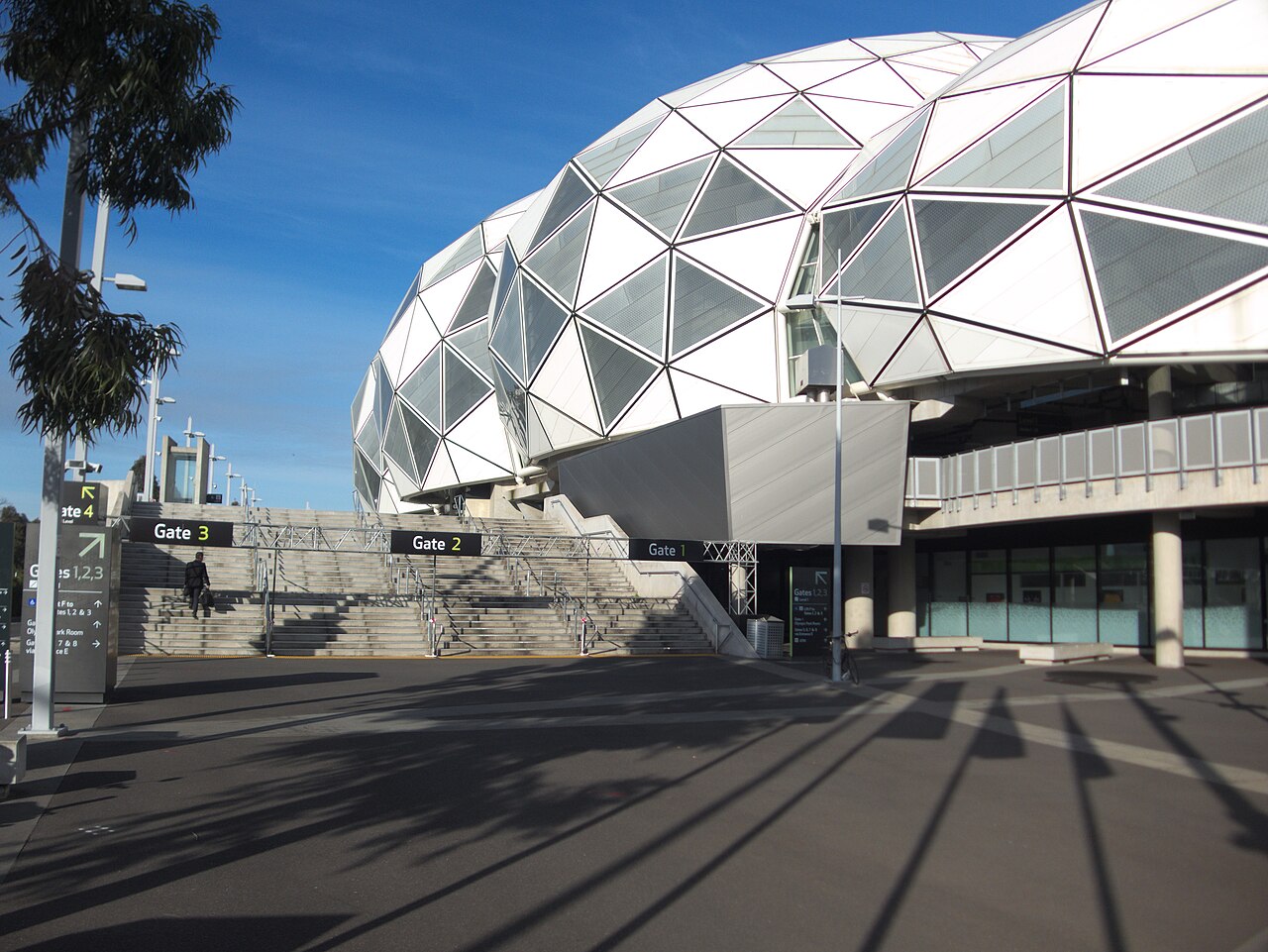 AAMI Park domed stadium exterior