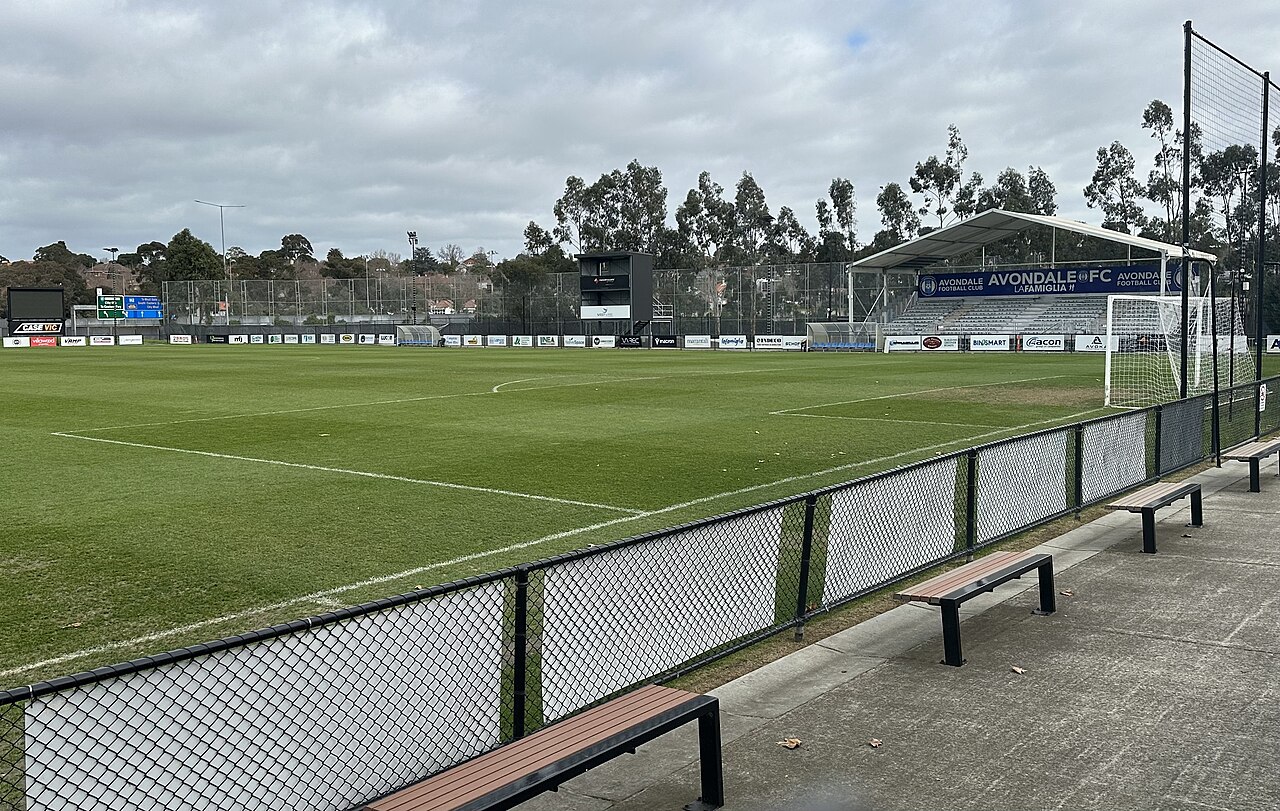 Grassed football ground at Avenger Park