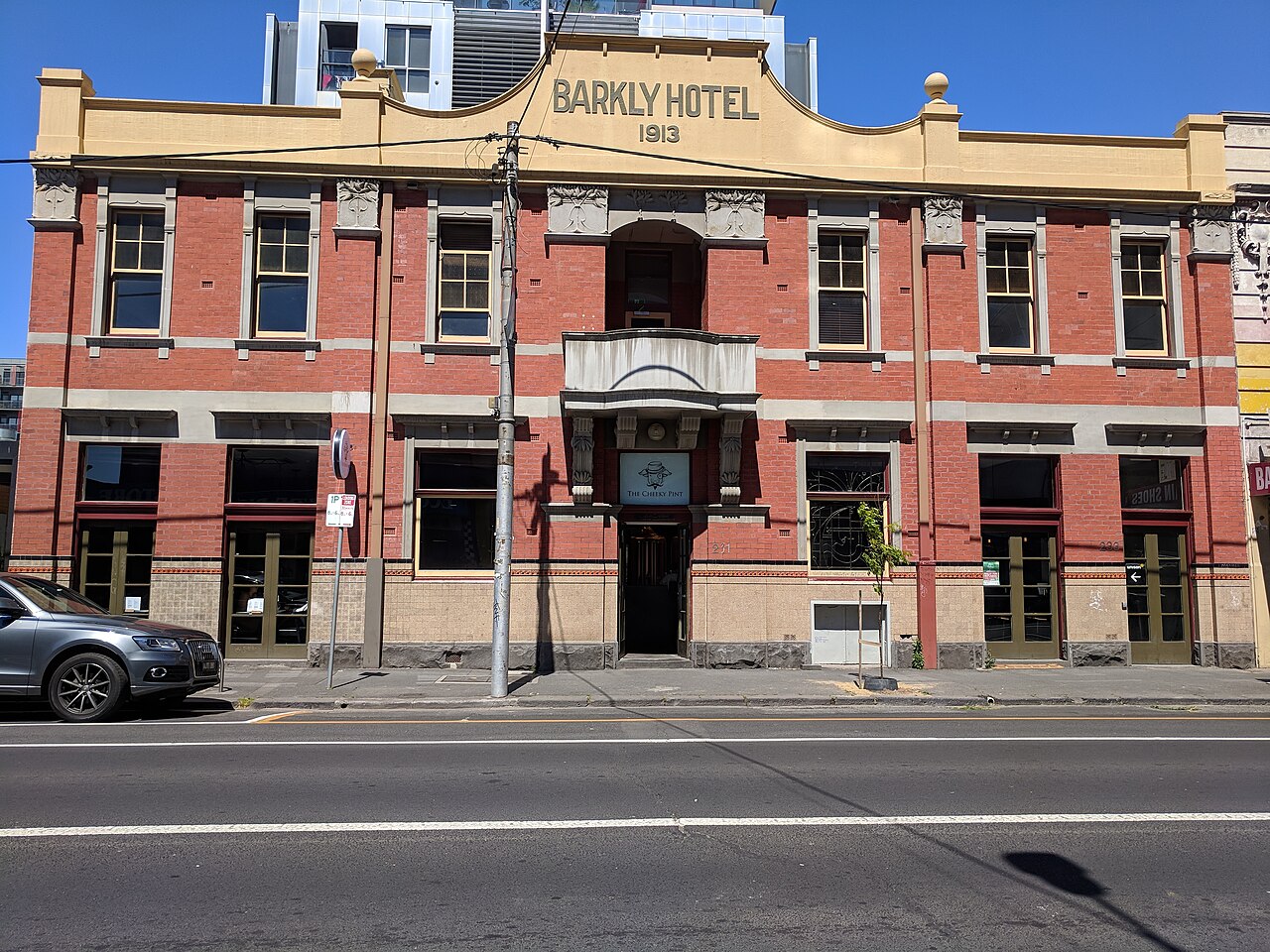 The Barkly Hotel facade