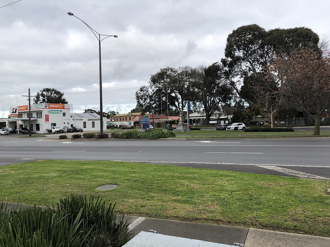 Roadside view in Beaconsfield by the Old Princes Highway