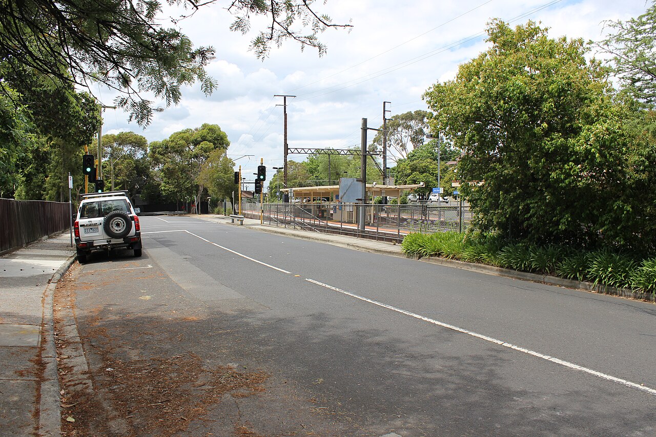 Beresford Street looking north-east