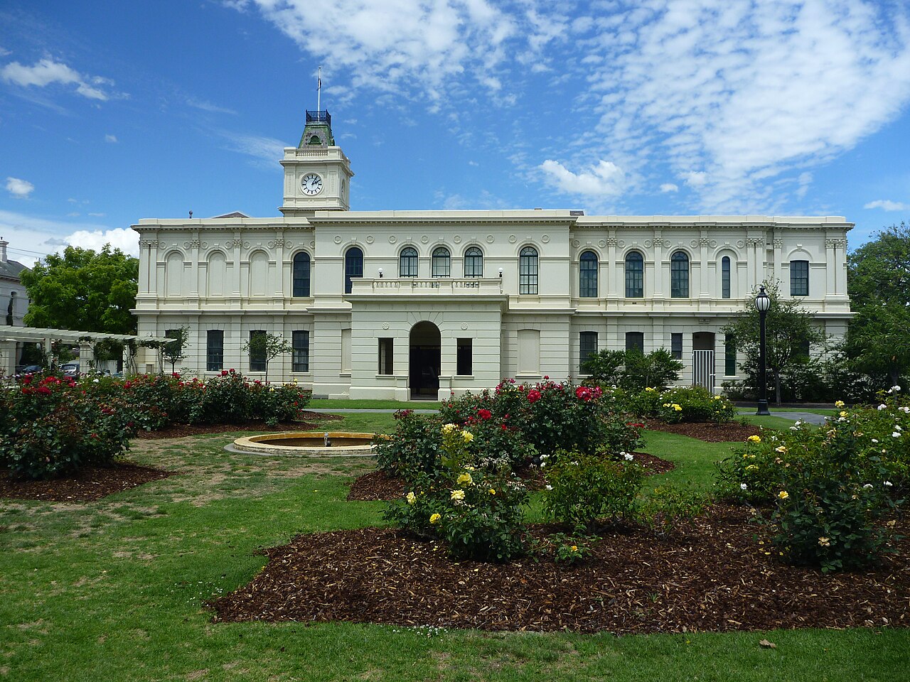 Brighton town hall and gardens