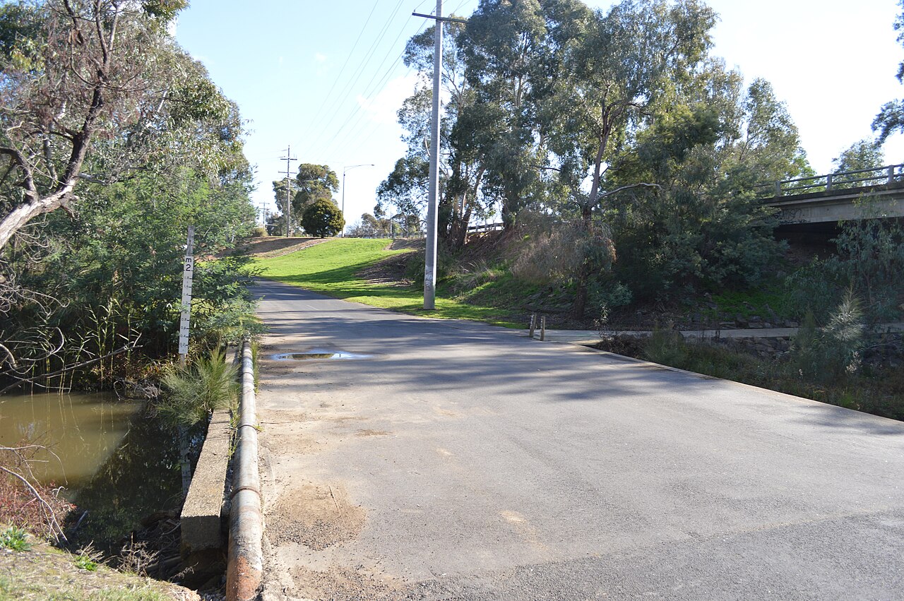 Causeway over Sunday Creek in Broadford