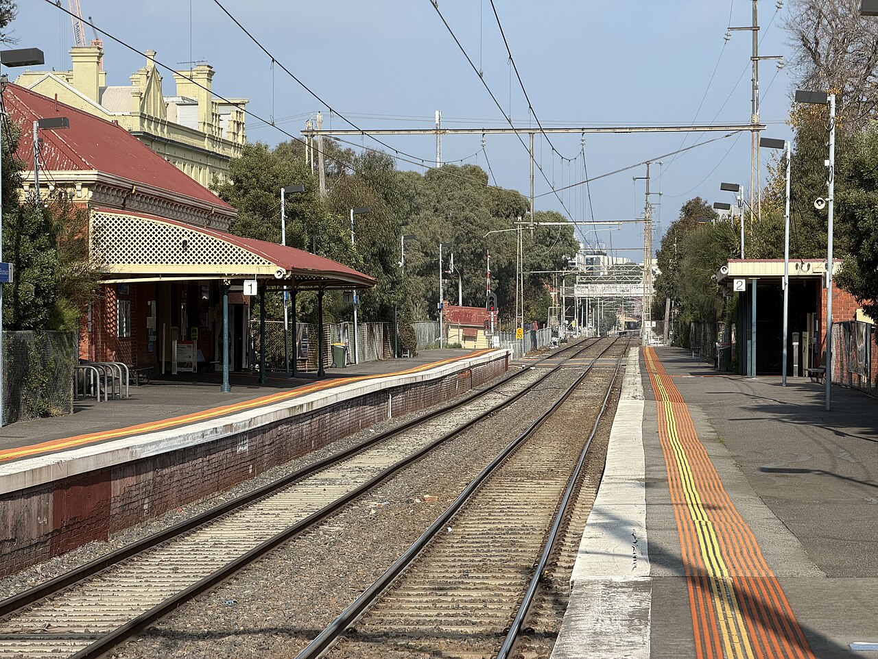 Platform 2 at Brunswick railway station