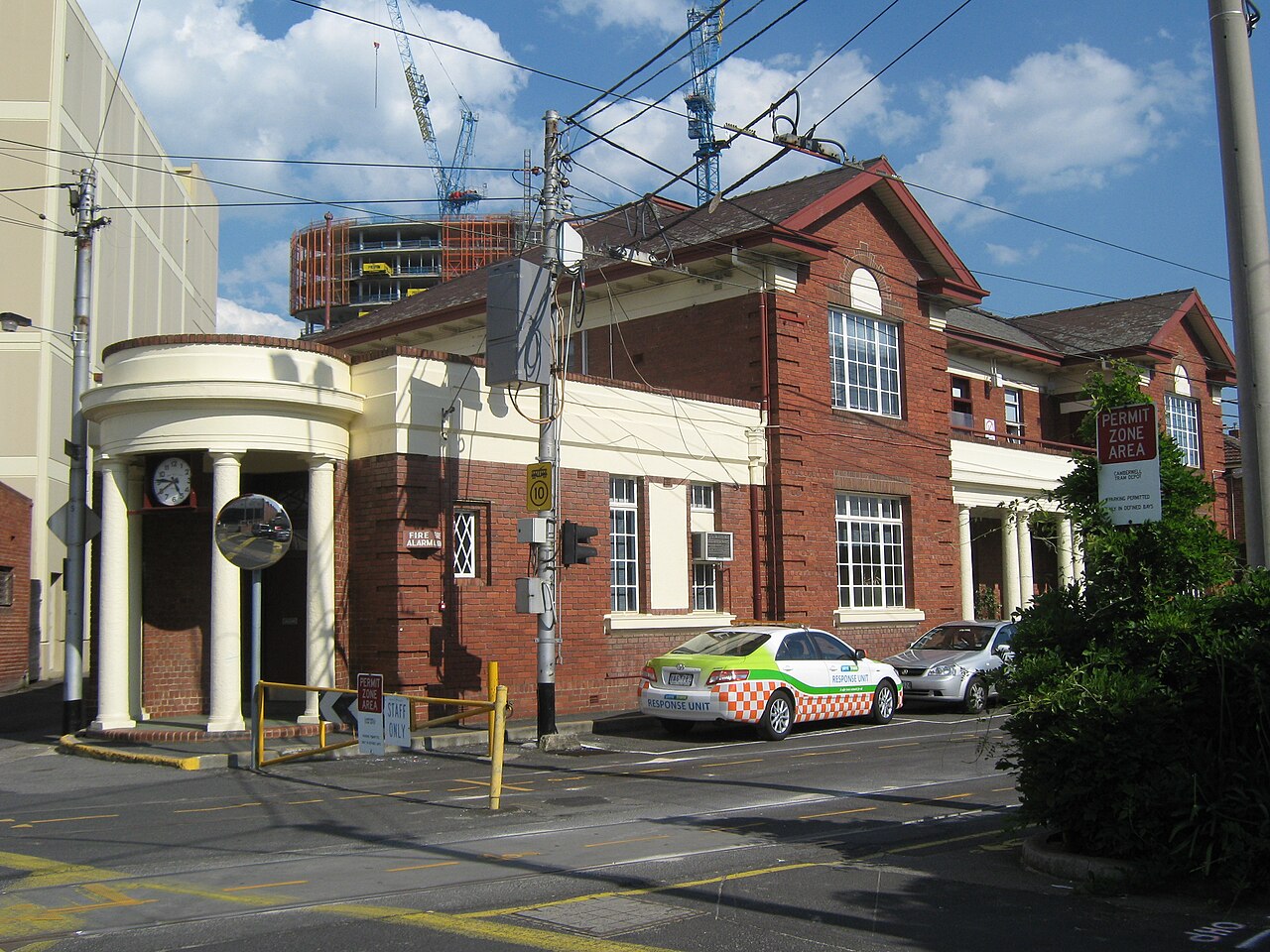 Red-brick Camberwell Depot offices building