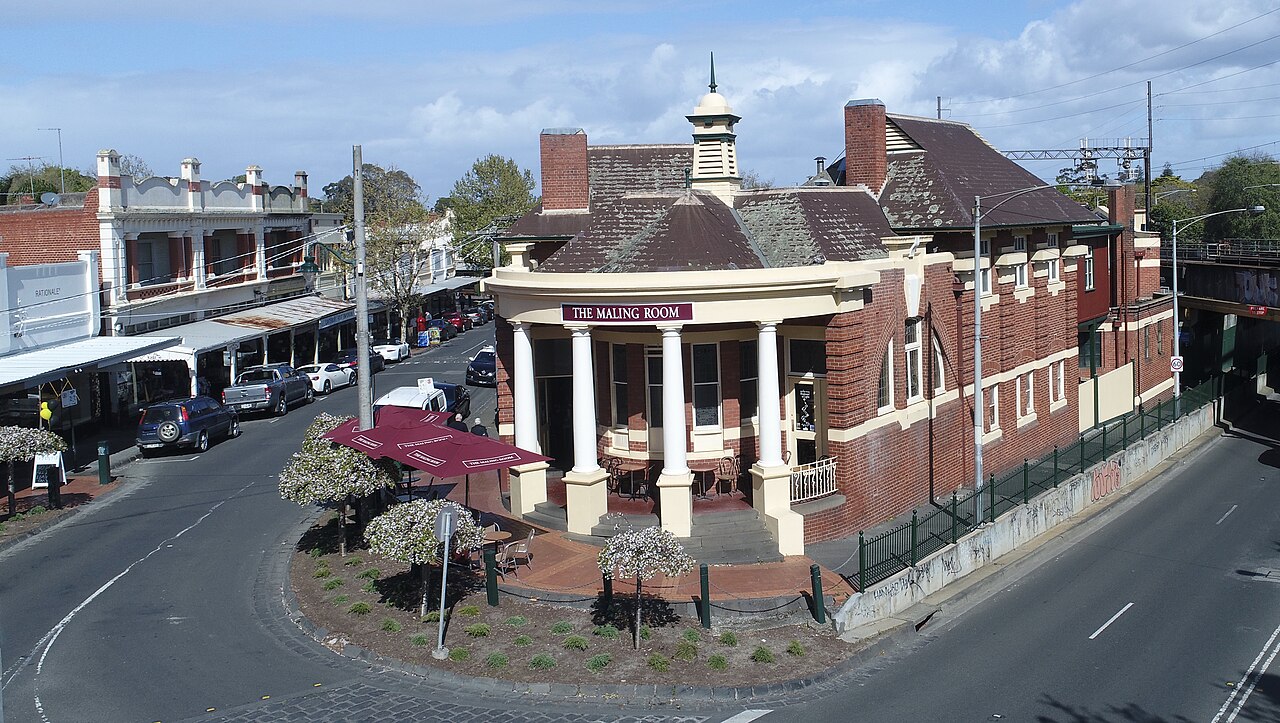 Canterbury Post Office, a red-brick Victorian building