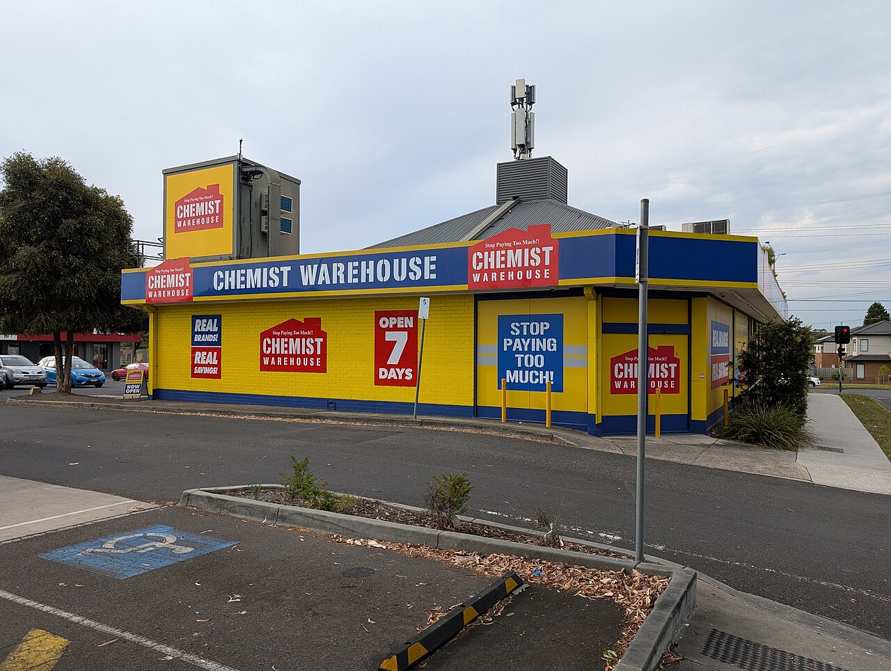 Chemist Warehouse building at Brentford Square Shopping Centre, Forest Hill