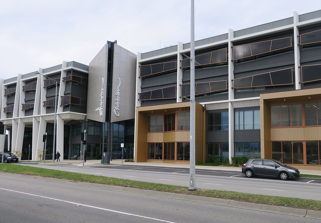 Chisholm TAFE building beside the road