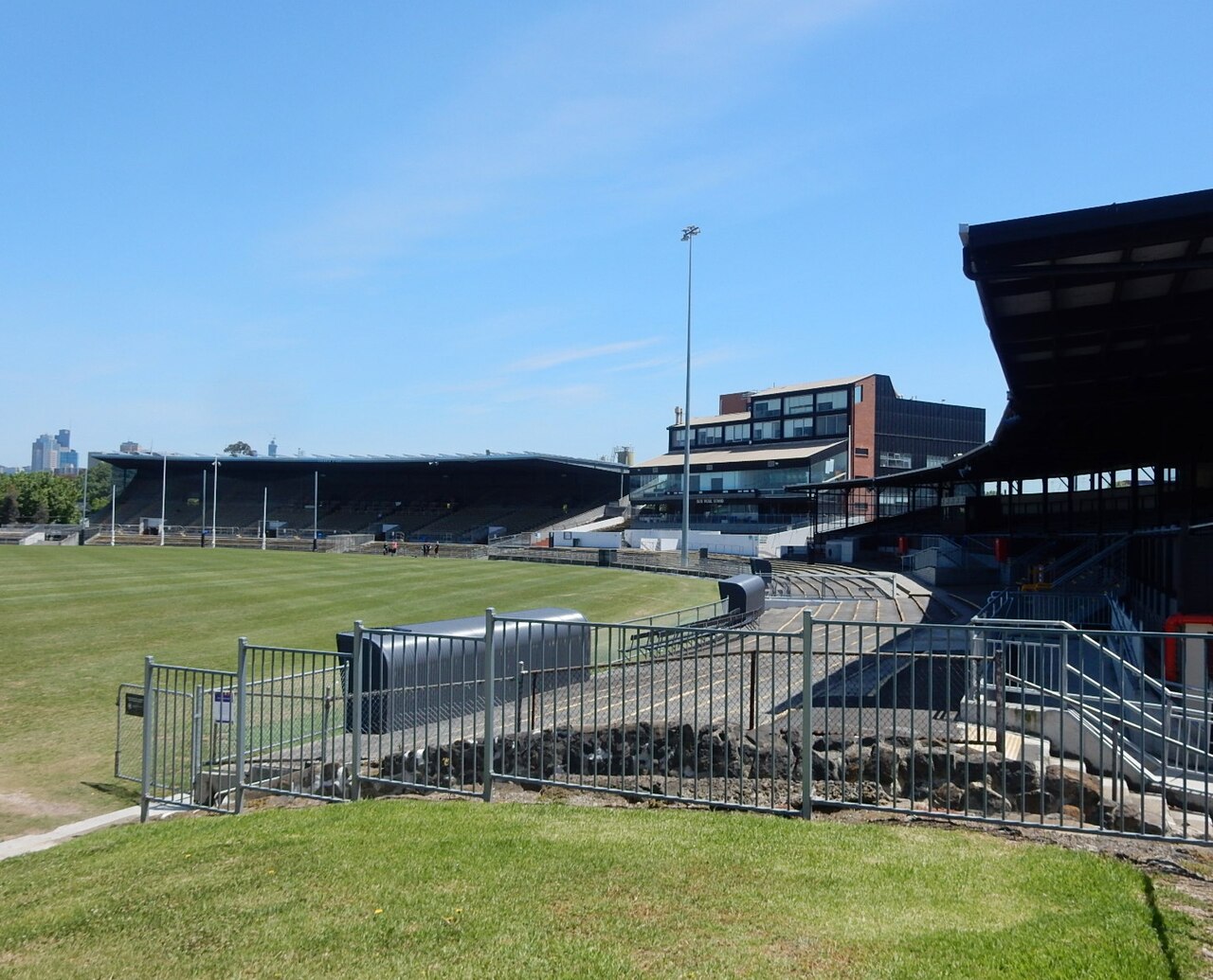 Grandstands at Collingwood's old home ground, Victoria Park