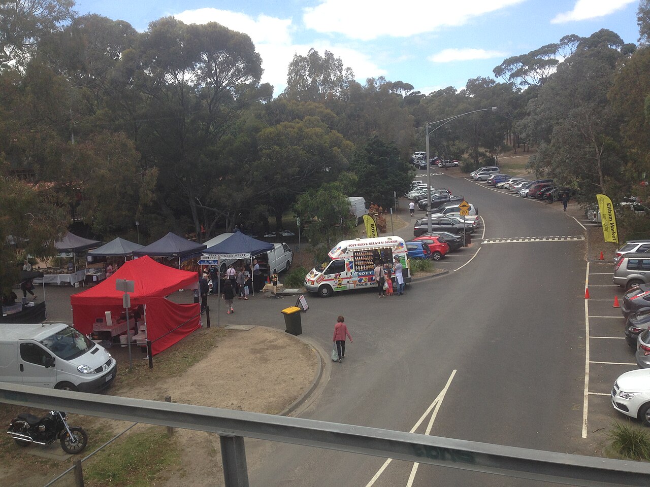 Stalls at Eltham Market