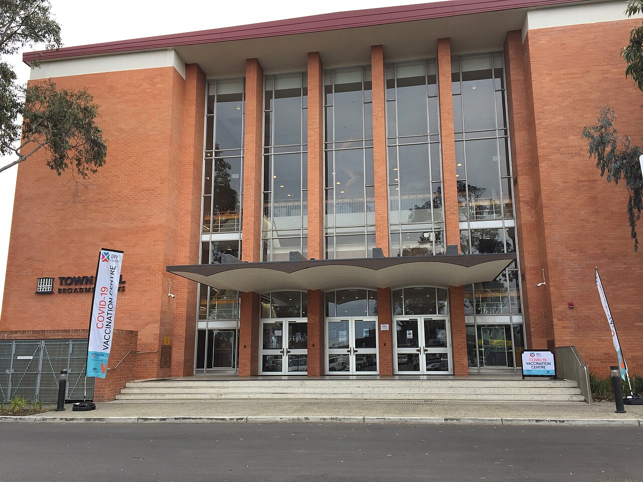 Entrance of Broadmeadows Town Hall