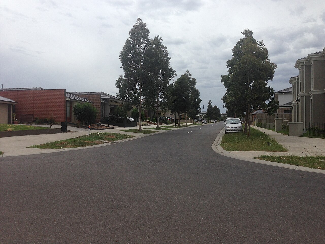 Firenze Road, Greenvale, a new residential street