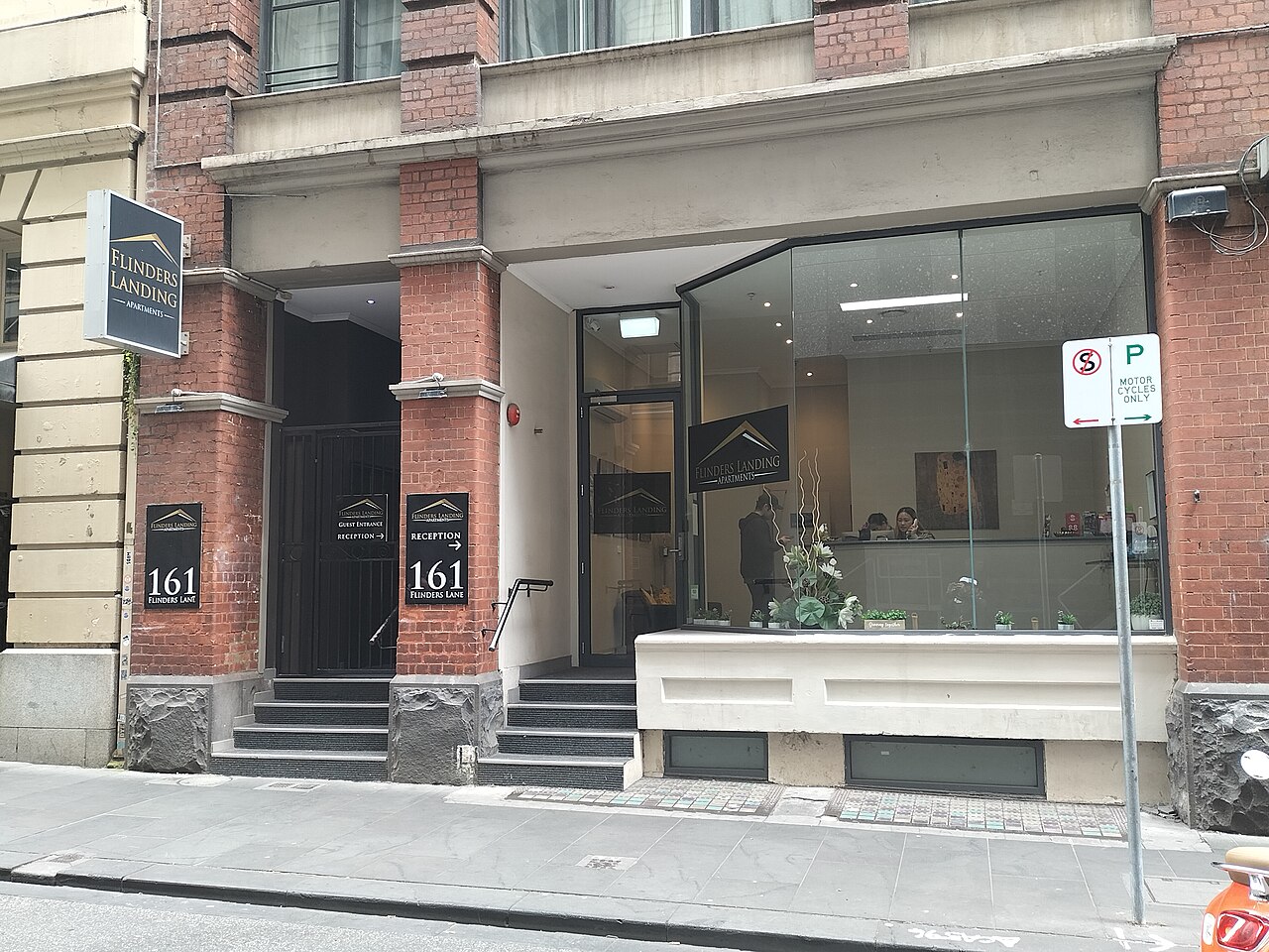 Entrance of Flinders Landing Apartments