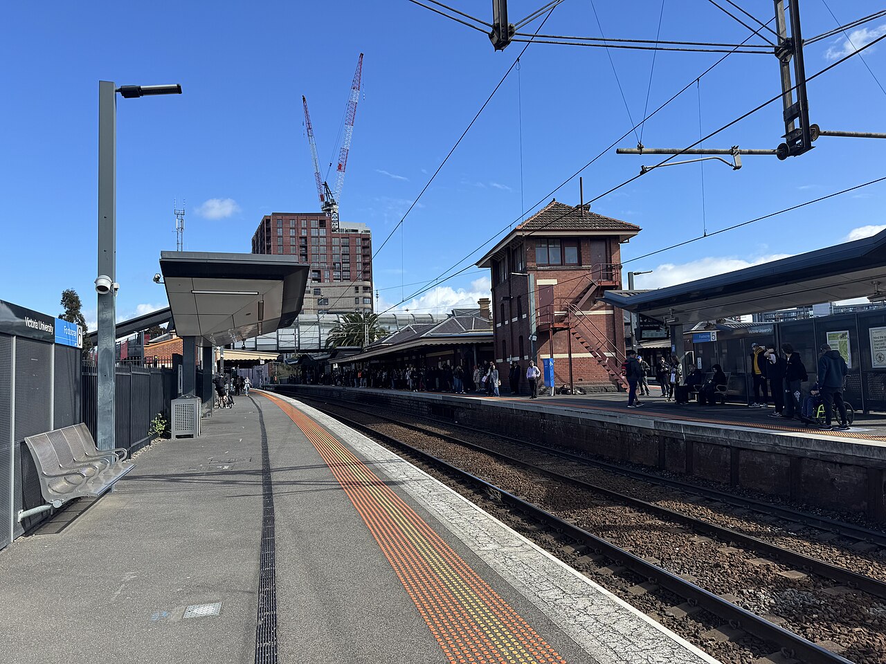 Platform 6 at Footscray railway station